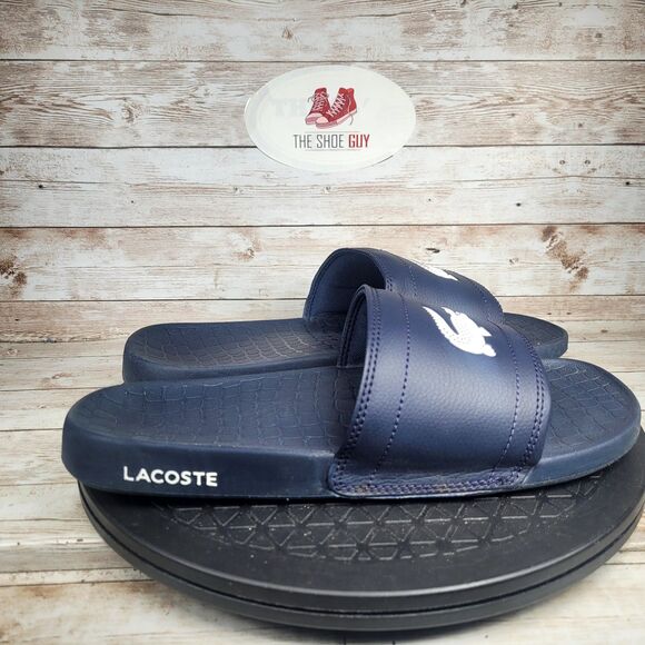 Lacoste Fraisier Men's Size 9 Blue Open Toe Sandals - Picture 1 of 11